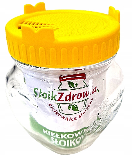 

Kiełkownica Słoikowa 500ML Yell+ Nasiona na kiełki