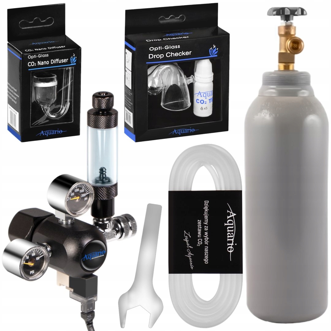 Levně Aquario Professional 2.0 CO2 sada s elektroventilem 8l láhev