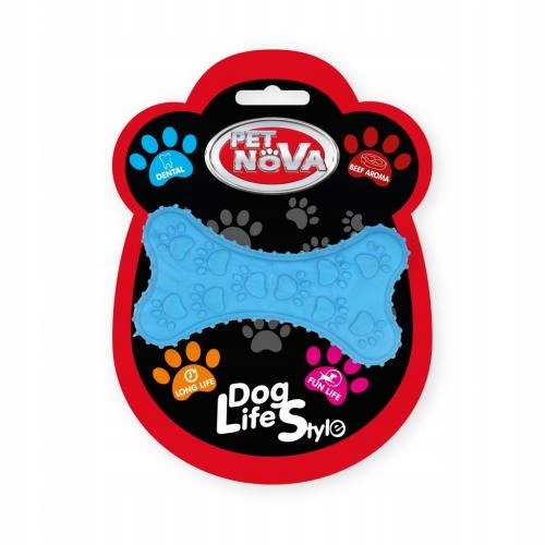 

Petnova kość gryzak 10,5cm niebieska aromat wołowy