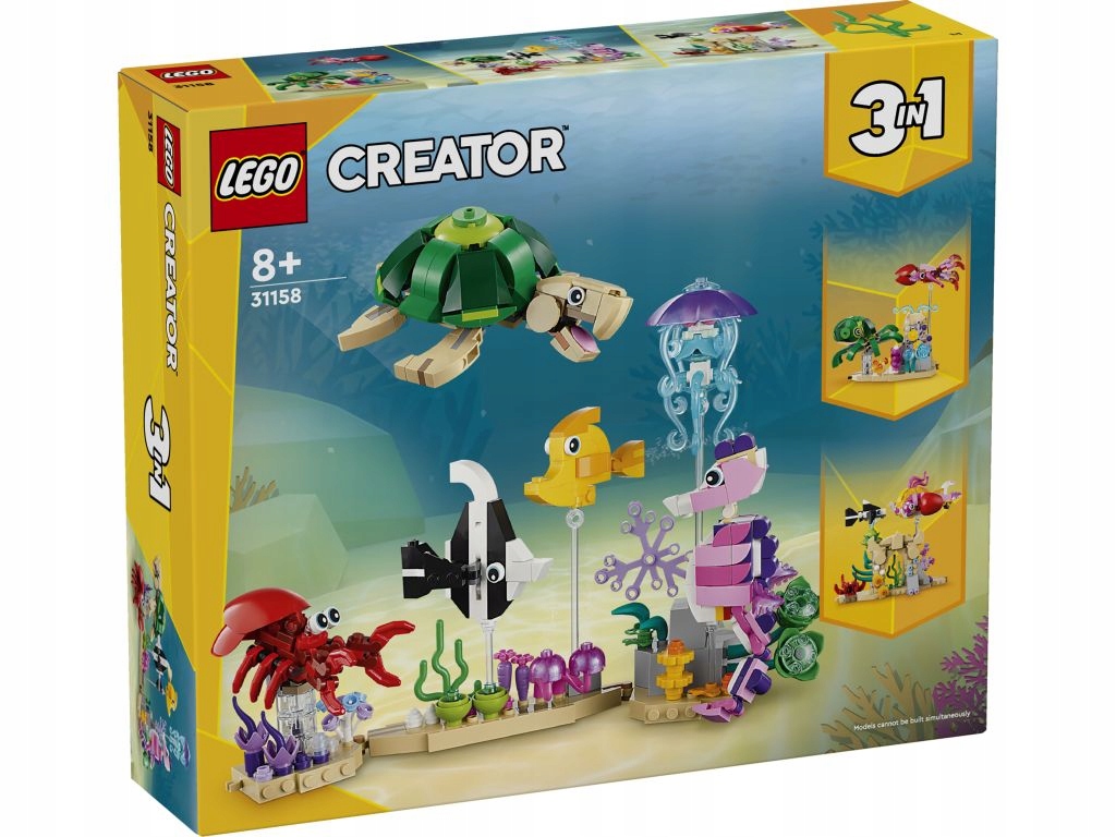 LEGO CREATOR 3W1 31158 ZWIĘRZĘTA MORSKIE 8+ NOWOŚĆ