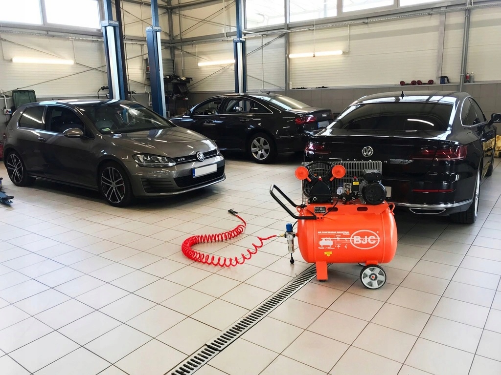 KOMPRESOR OLEJOWY 115L SPRĘŻARKA BJC 2 TŁOKI Wydajność efektywna 400 l/min