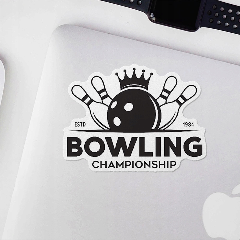 Naklejki Wodoodporne Na Rower MIX Bowling 50 szt