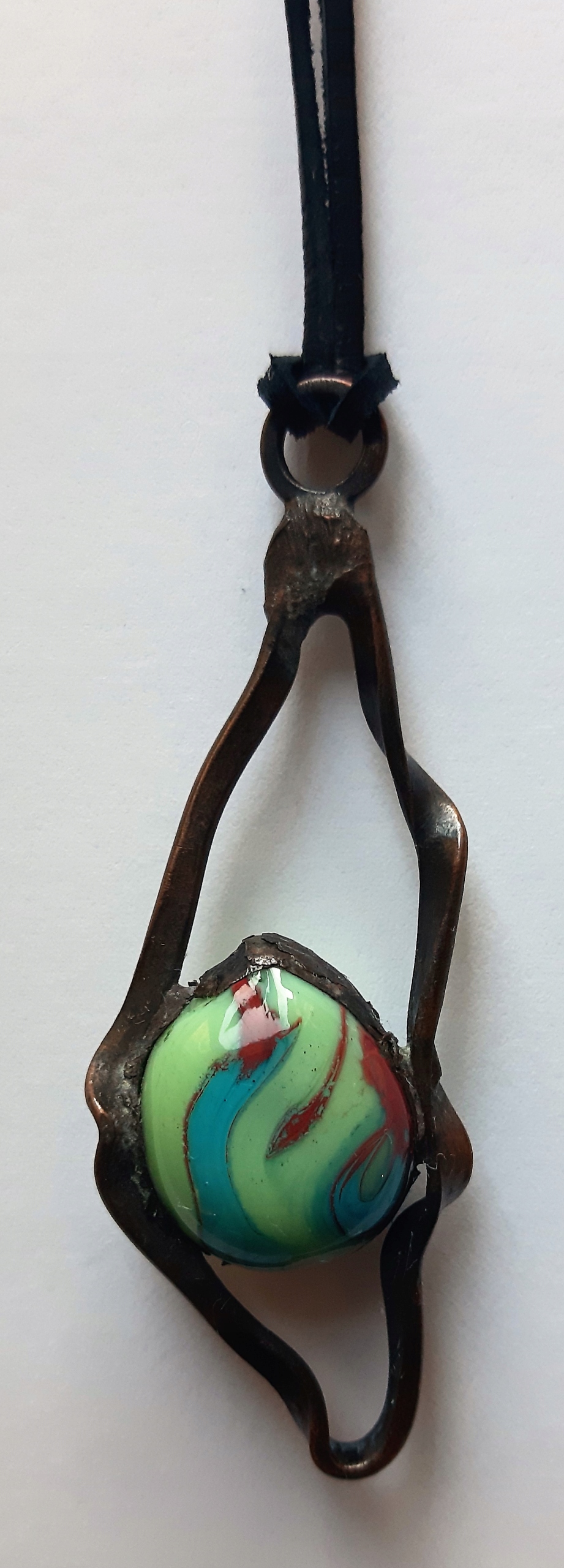 Skleněná visačka Metaloplastika a Sklo dárek