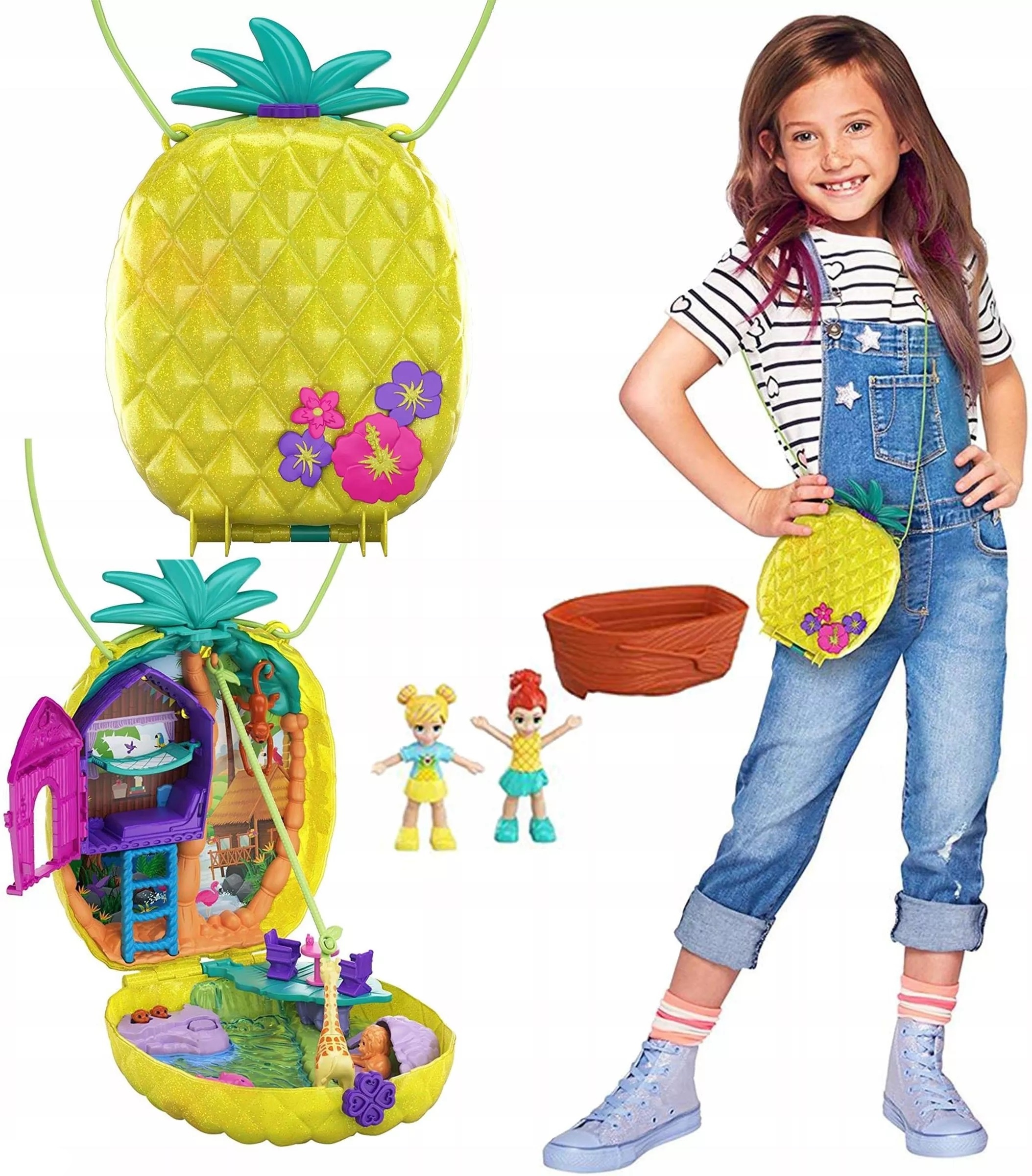 

Polly Pocket Zestaw Torebka Ananas z akcesoriami