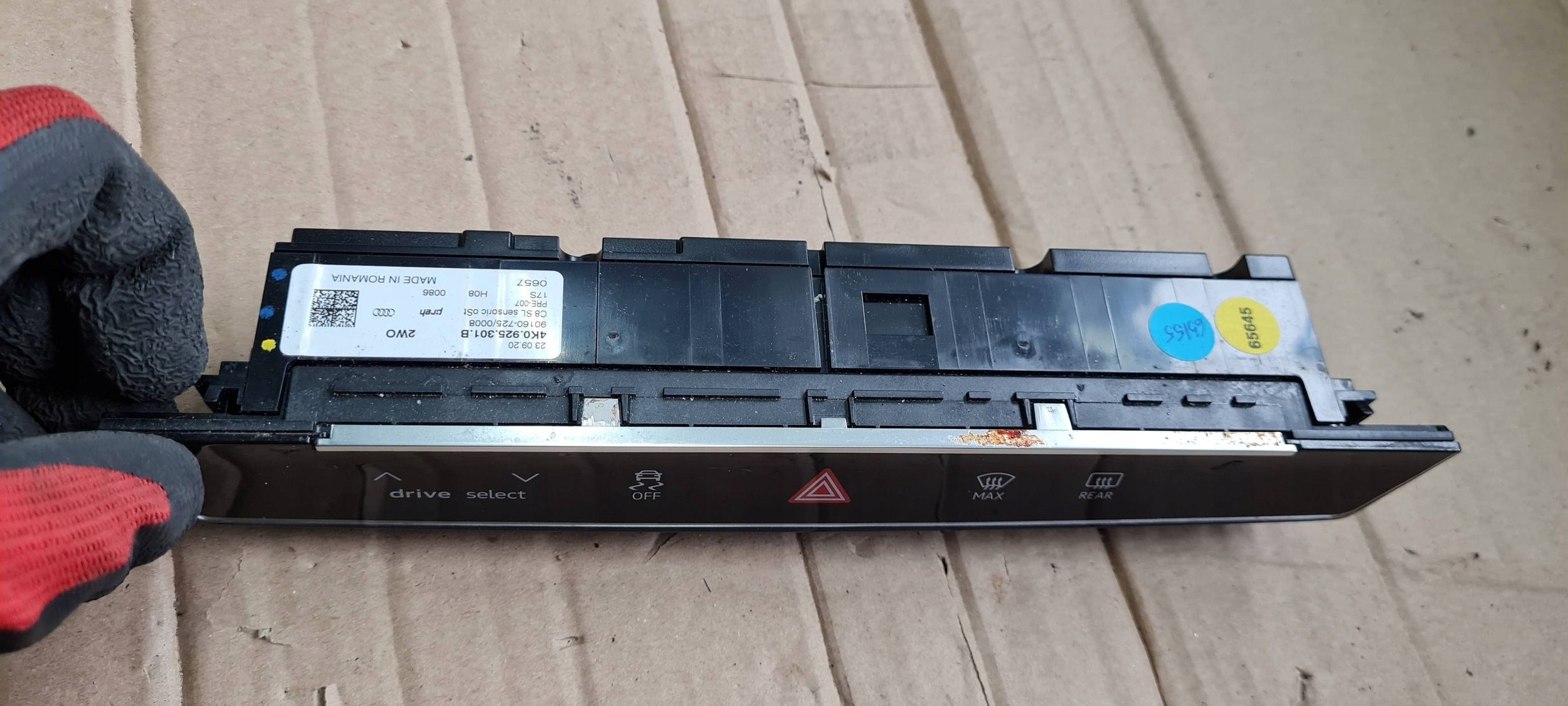 A6 C8 4K control panel WIELOFUNKCYJNY PRZYCISKI 4K0925301B A7 4K