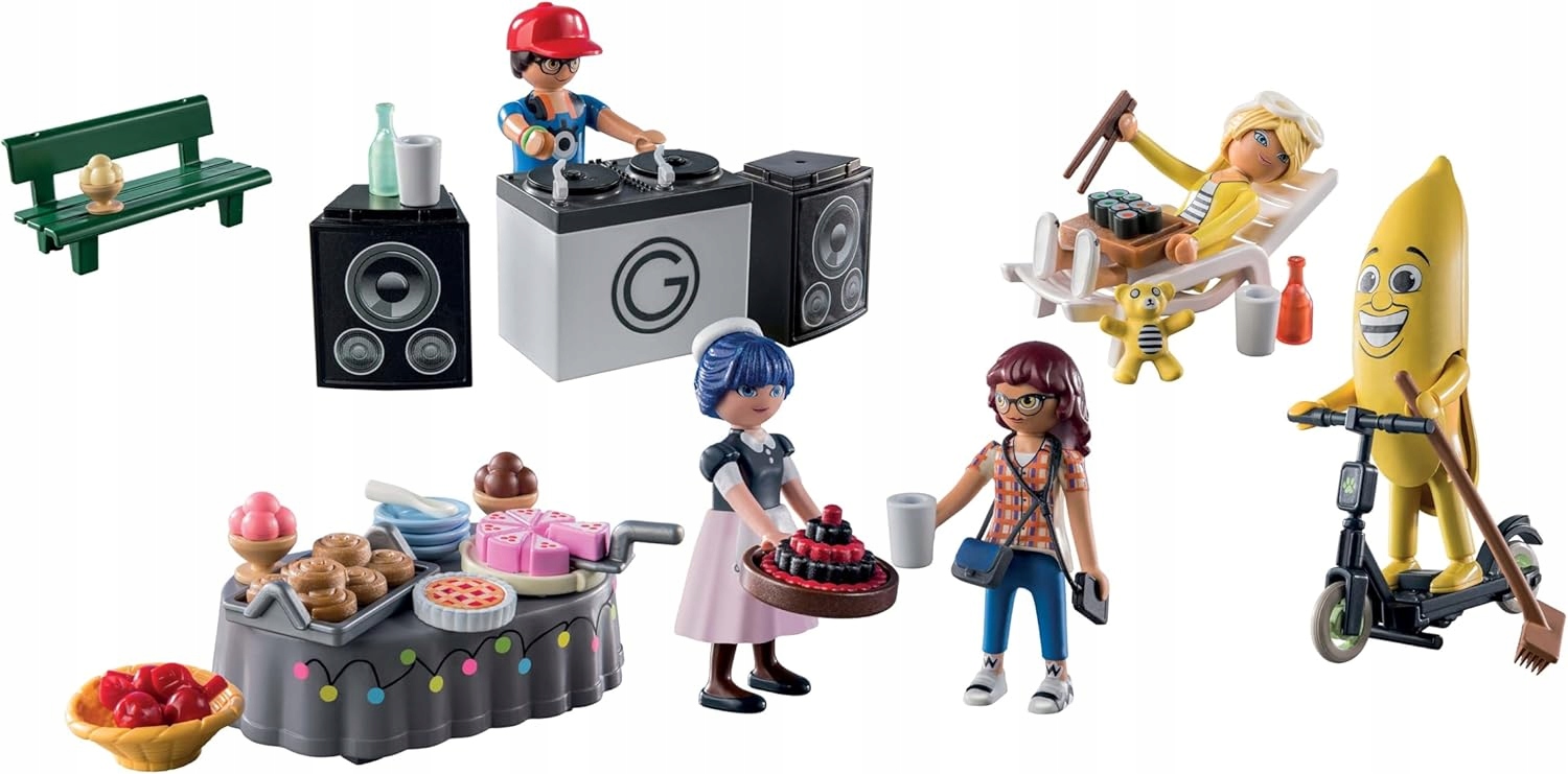 Адвент-календарь Playmobil Miraculous 71344 Пикник в Париже, 72 детали, от 4 лет — фото 2