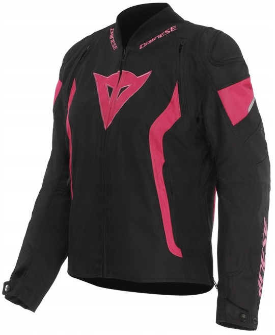Dainese Avro 5 Tex Lady Black Pink Motocyklová Textilná Bunda 50