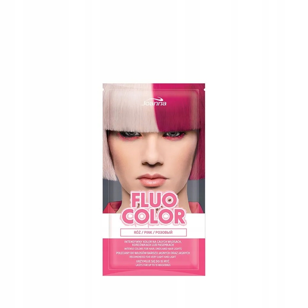 

Joanna Fluo Color Szamponetka koloryzująca RÓŻ,35g