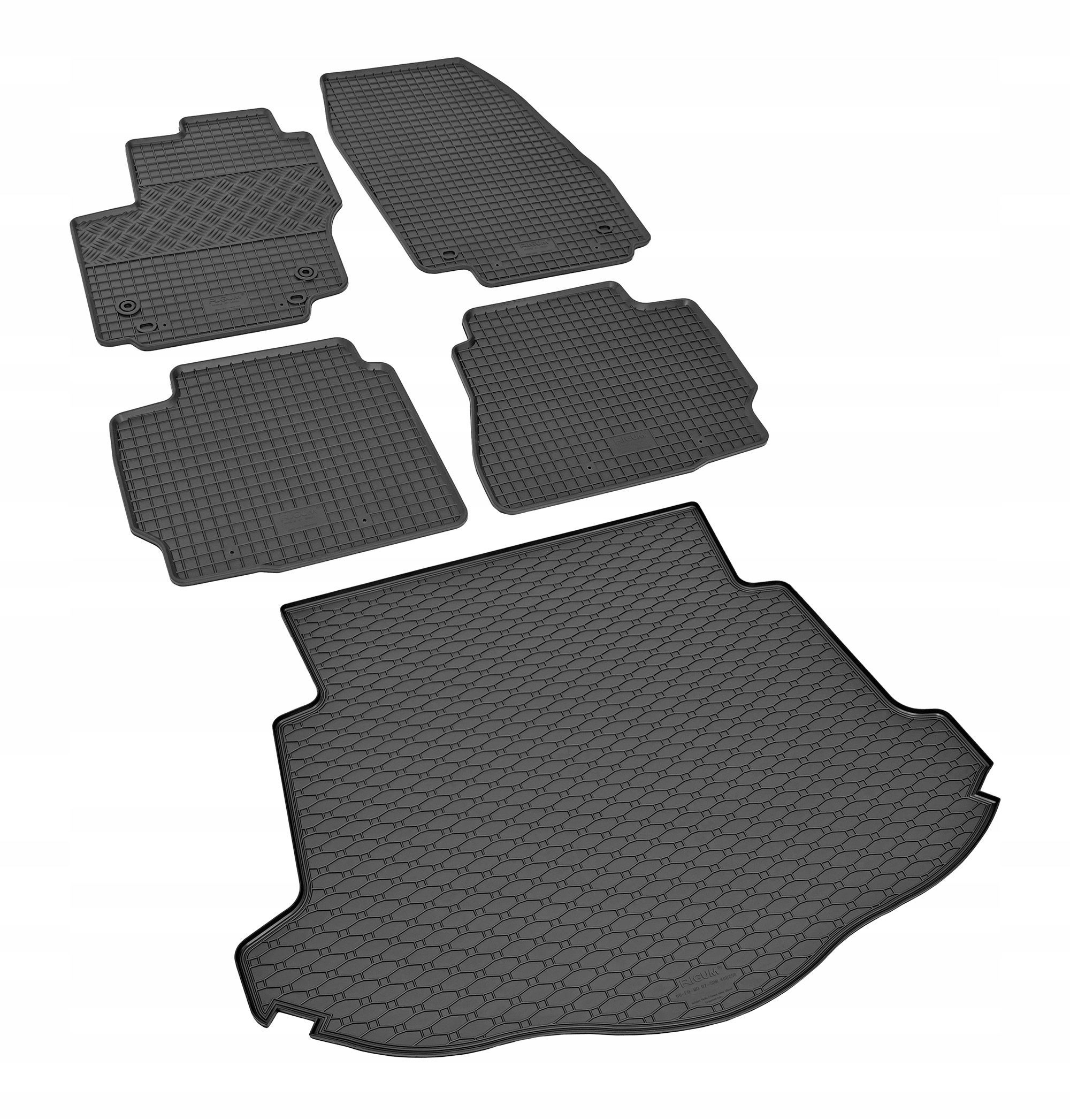 Zestaw dywaników do Ford Mondeo Sedan od 2007 | koło dojazdowe - dywaniki