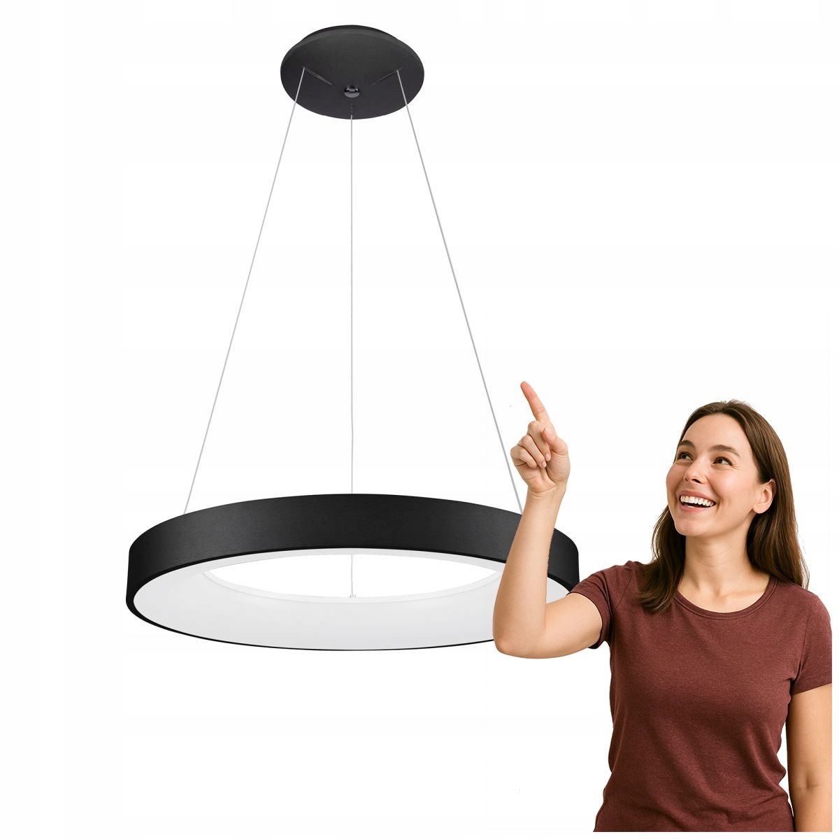 Závěsná lampa Giulia 5304-850RP-BK-4 Italux