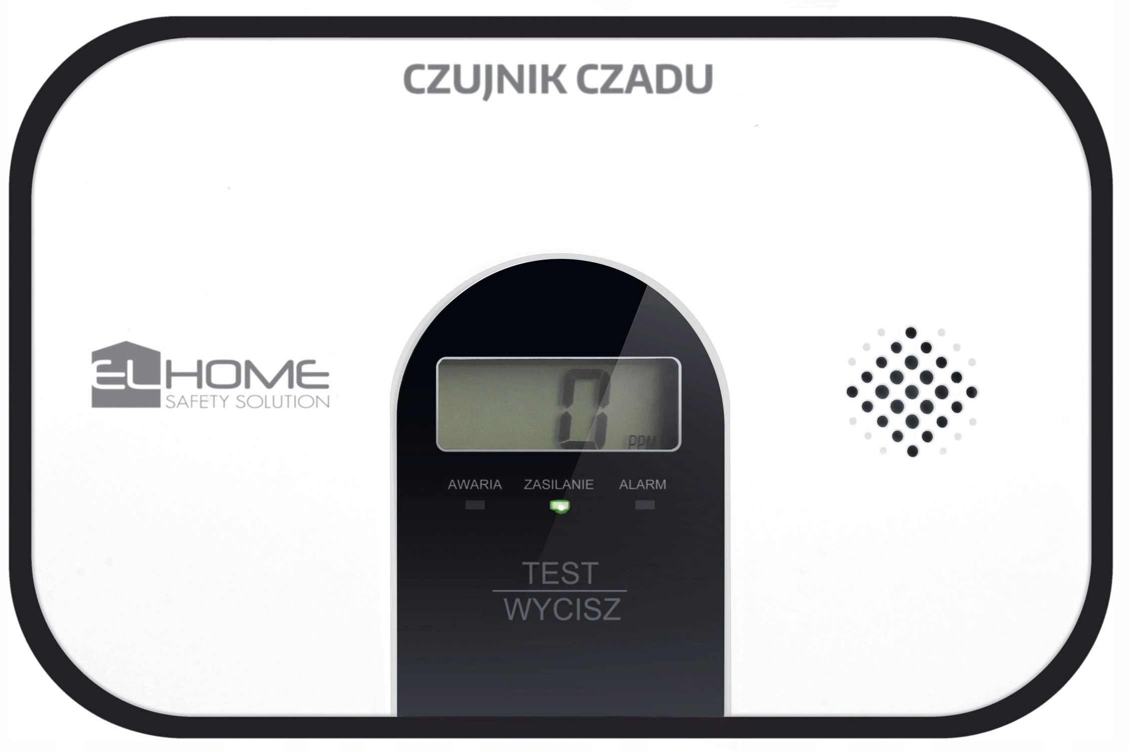 Detektor oxidu uhelnatého na baterie s teploměrem A21A454 Eura