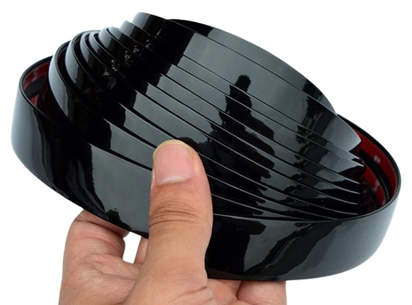 

Listwa Czarna Połysk Ozdobna 20mm 10m Taśma Klej