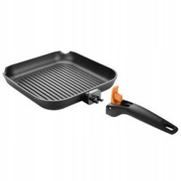 Štvorcová panvica na grilovanie s odnímateľnou rukoväťou