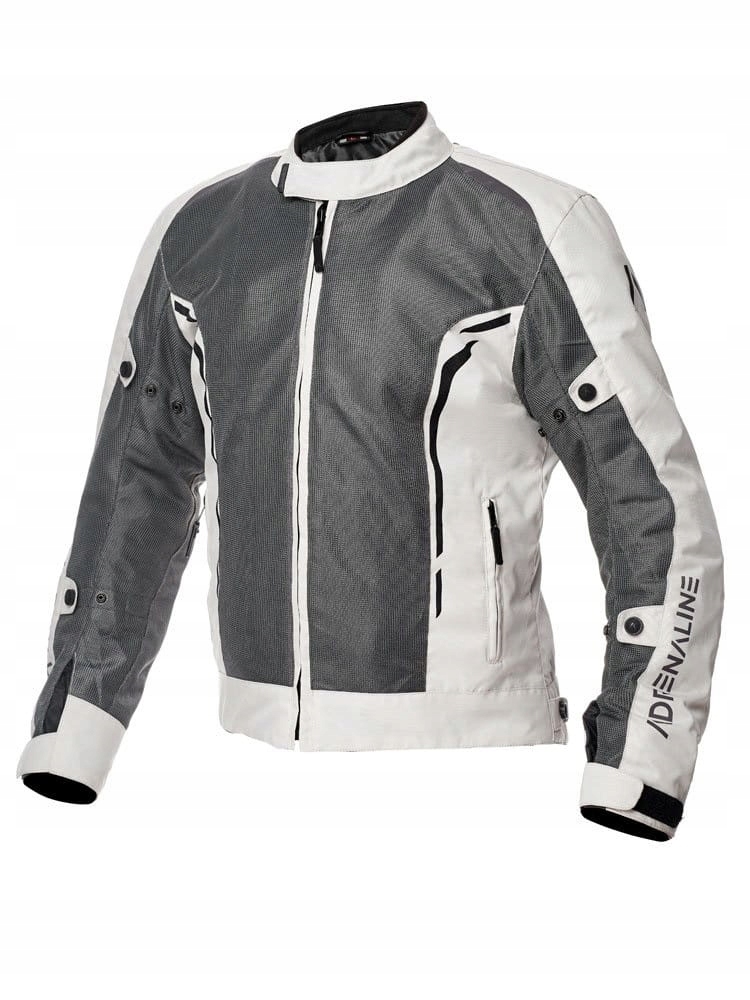 Turistická Motocyklová Bunda Adrenaline Meshtec 2.0 Ppe Šedá Grey