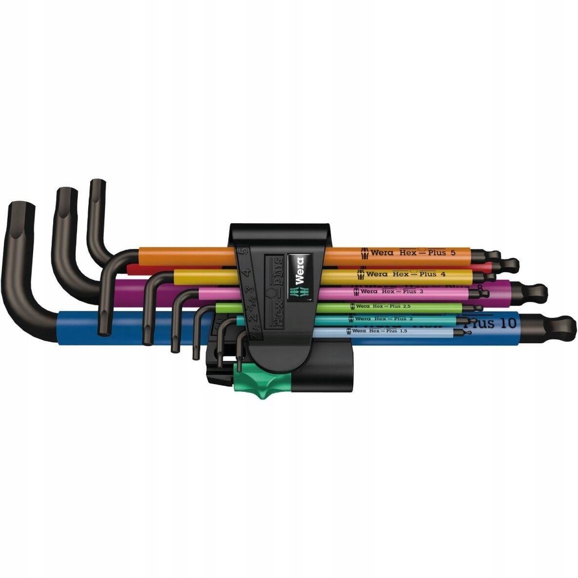 Zestaw Kluczy Trzpieniowych Z Kulką Imbusy 950/9 Hex-plus Multicolour Wera
