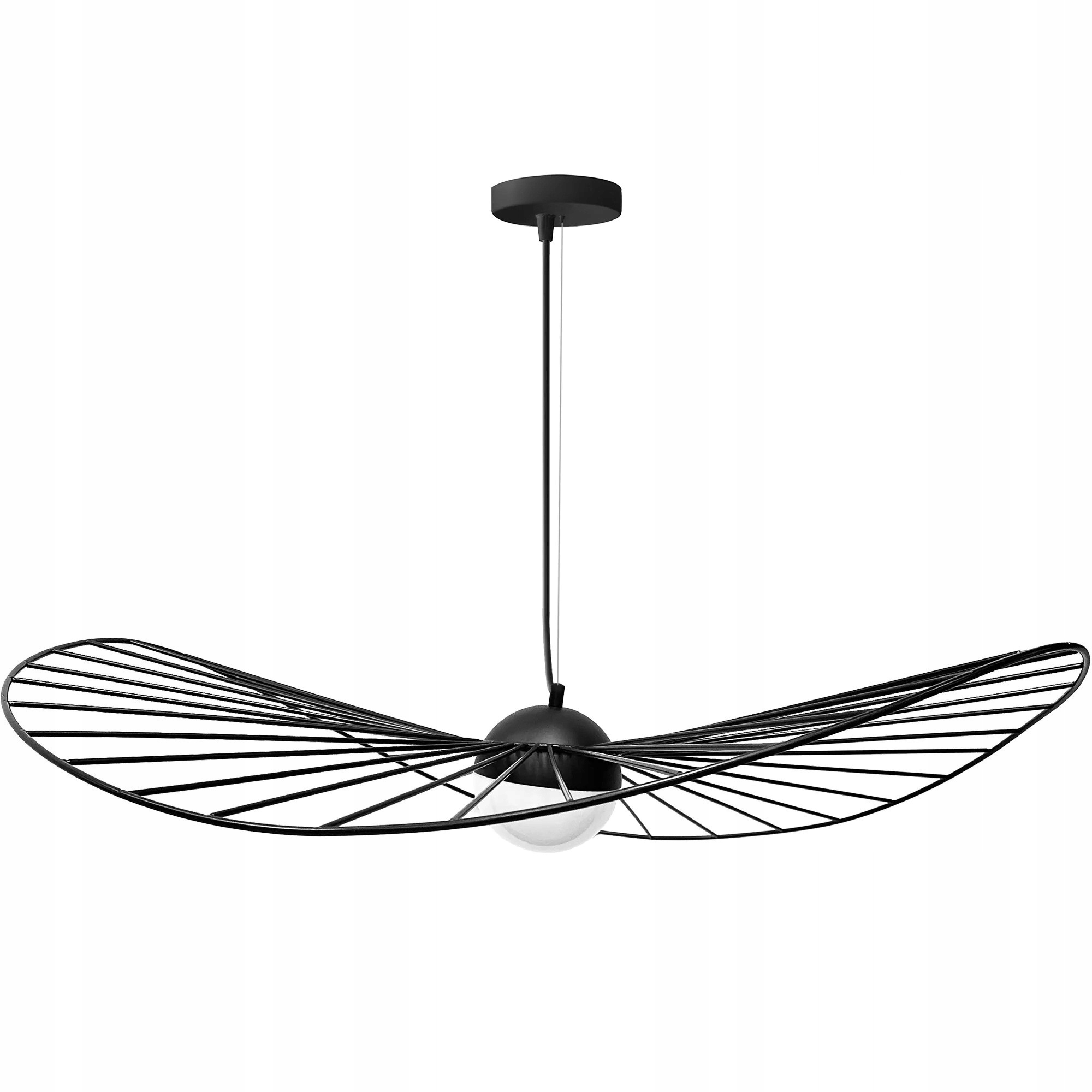 Závěsná stropní lampa Moderní ažurová černá Led do obývacího pokoje Toolight