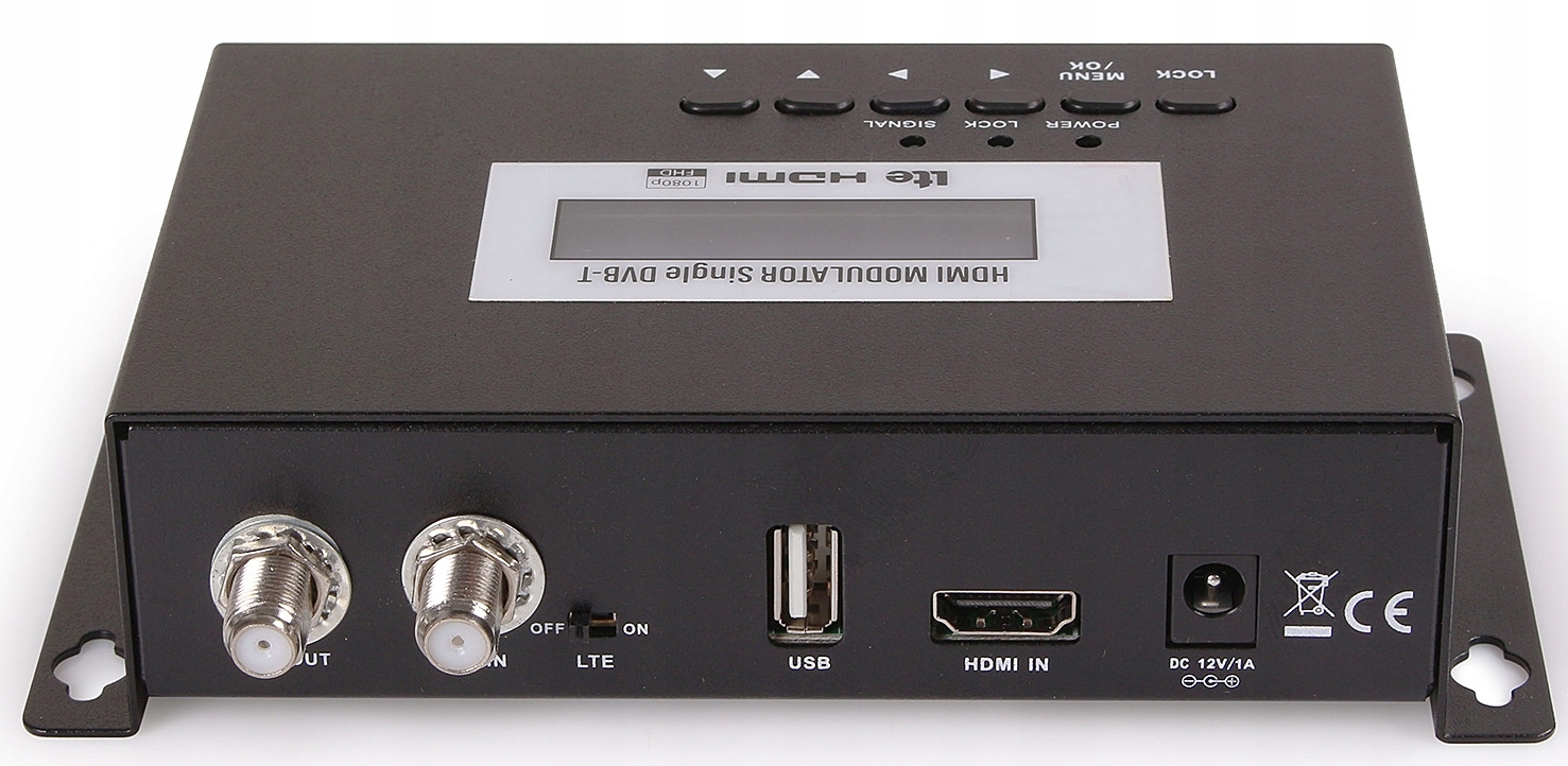 Modulator Cyfrowy HDMI do DVB-T VHF / UHF Sygnału Telewizyjnego Antenowego Waga produktu z opakowaniem jednostkowym 1 kg