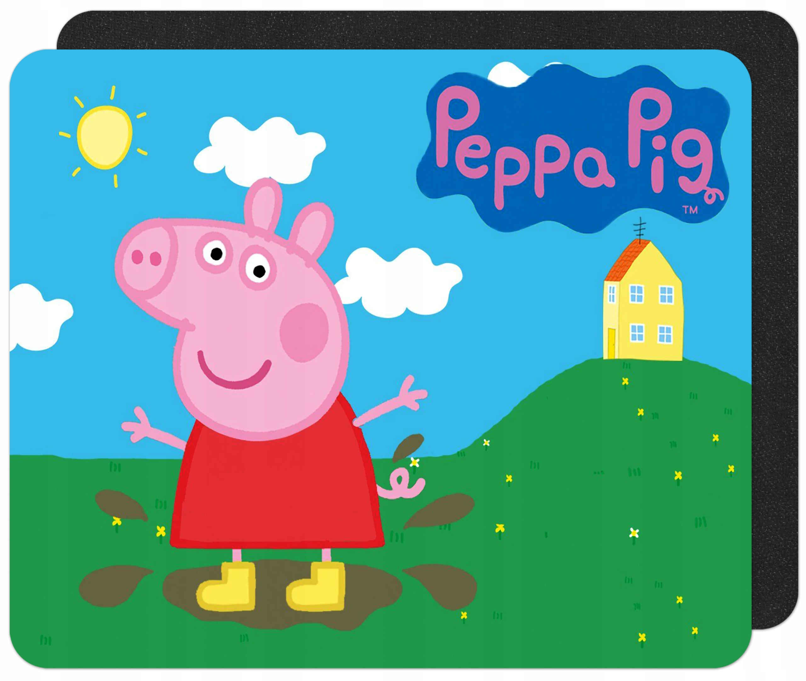 PODKŁADKA POD MYSZKĘ ŚWINKA PEPPA + własny tekst