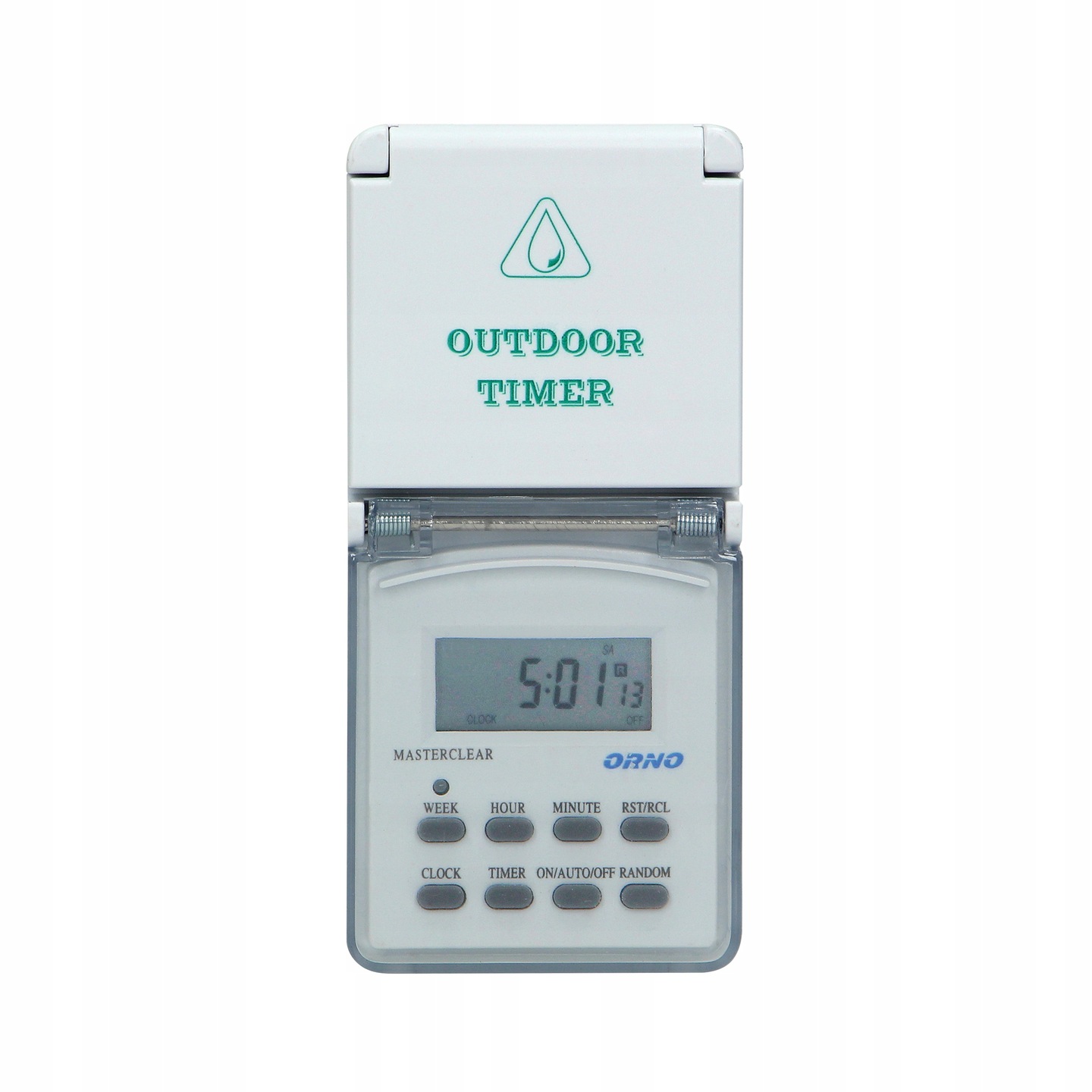 ELEKTRONICZNY PROGRAMATOR CZASOWY ZEWNĘTRZNY ORNO Rodzaj programator czasowy