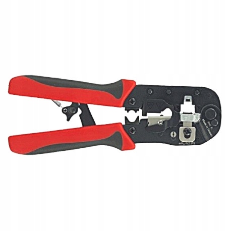 Zaciskarka wtyków modularnych zwykłych i ekranowanych RJ45 8p8c HT-582QR