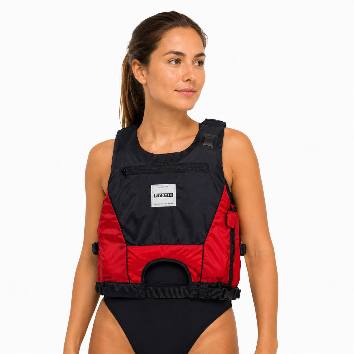 Kamizelka Mystic Downwinder Floatation Black Red M