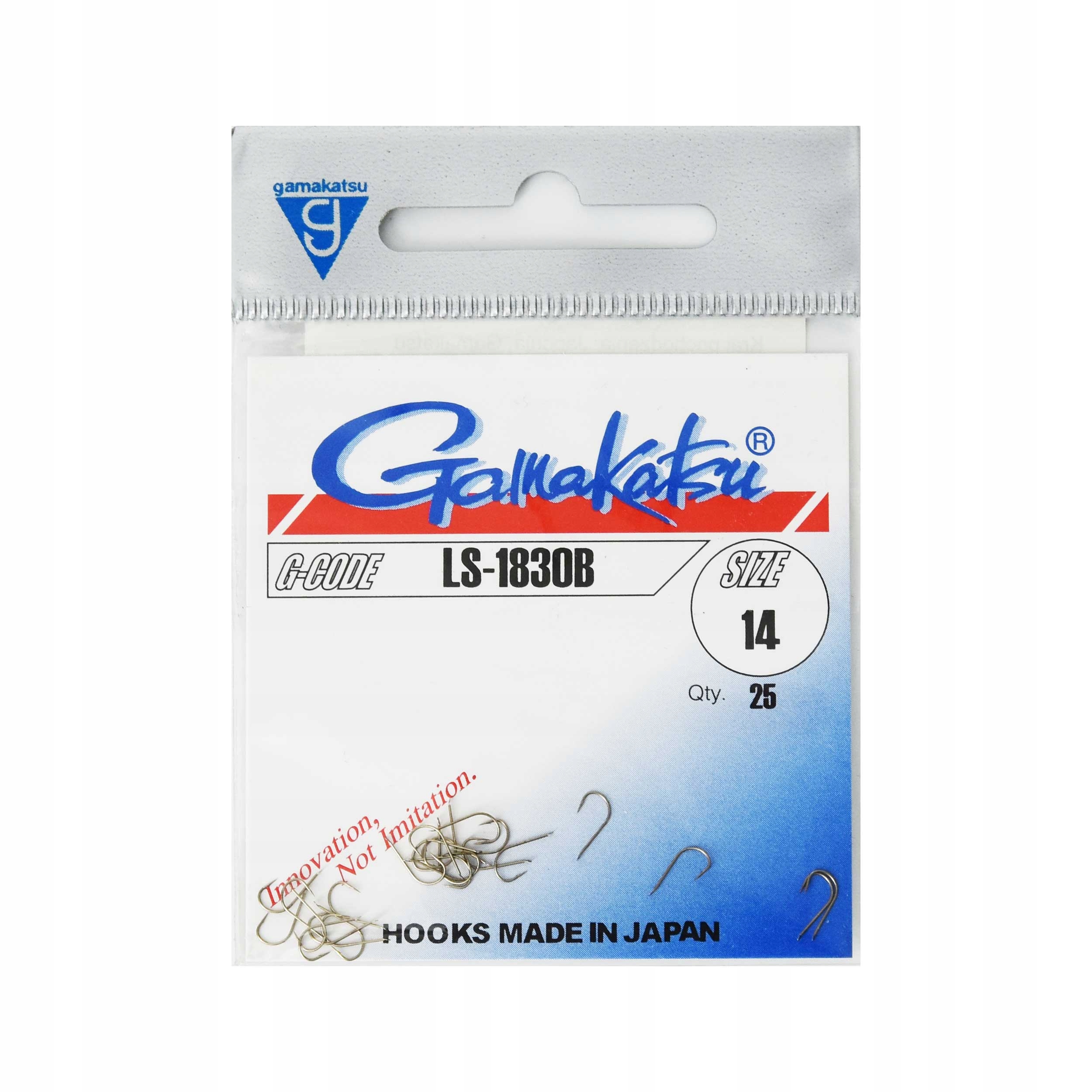Haczyki Gamakatsu G-Code LS-1830B nr 14, 10szt