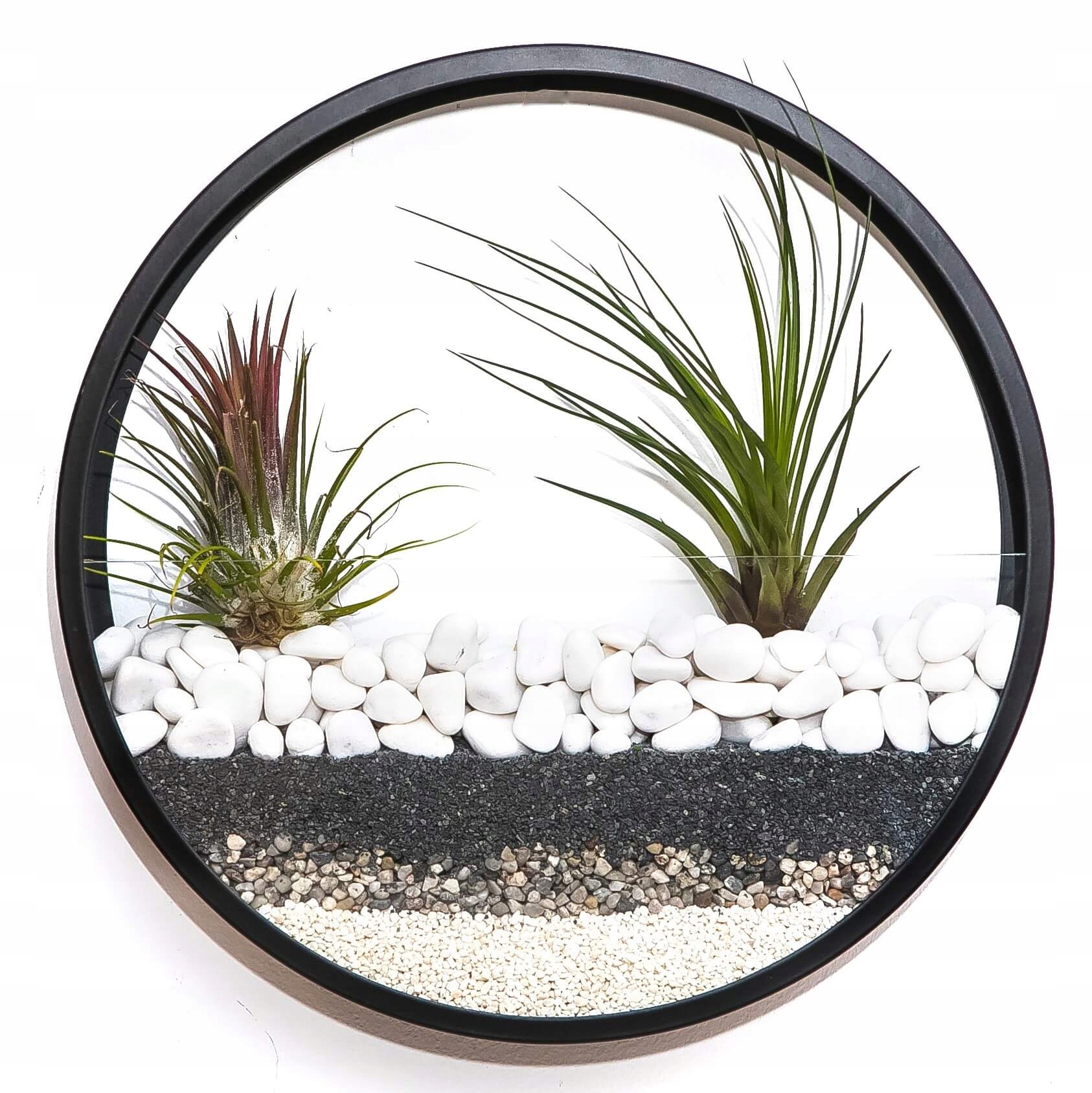 Metalowy kwietnik ścienny doniczka wazon obraz na