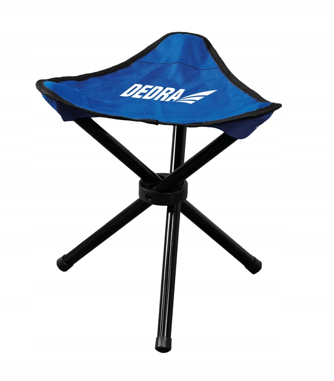 DEDRA Stołek campingowy składany DEDRA N1020, trójnóg 30x30x35cm