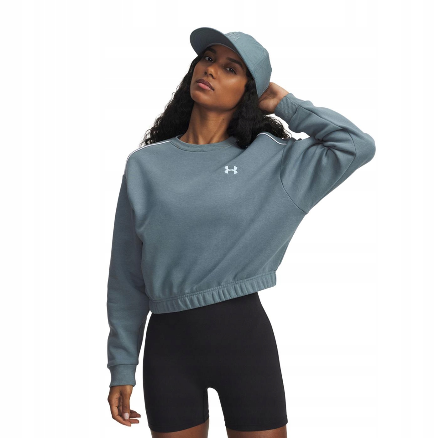 Damska Bluza Ua Rival Fleece Piped Crew Xs