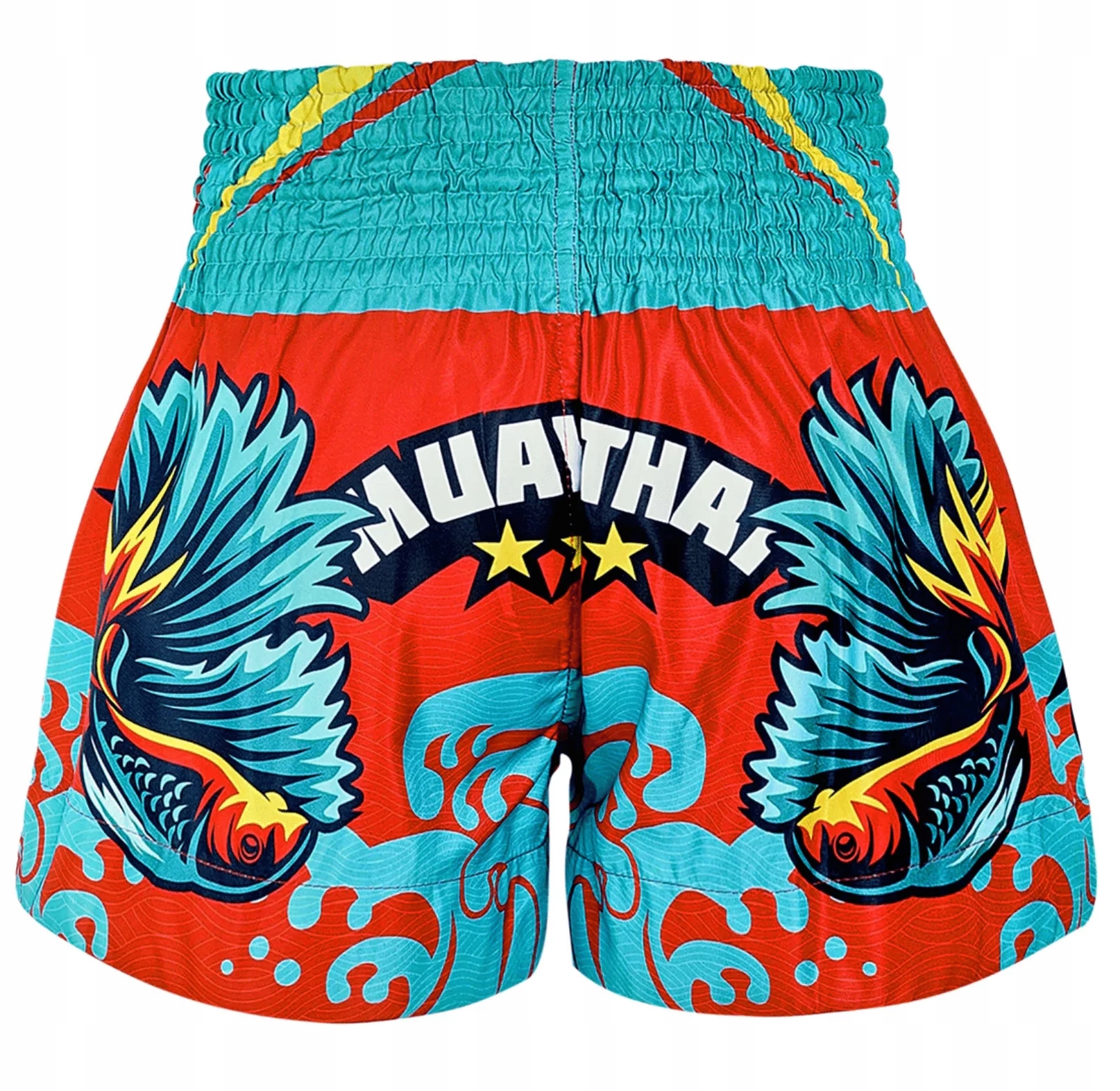 Spodenki Muay Thai TUFF Red Fighting Fish XL Kod producenta Red Fighting Fish