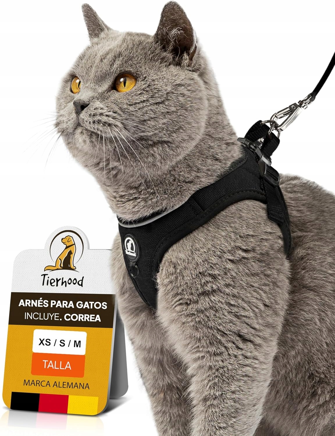 Levně Postroj Pro Kočky Tierhood S Vodítkem velikost M