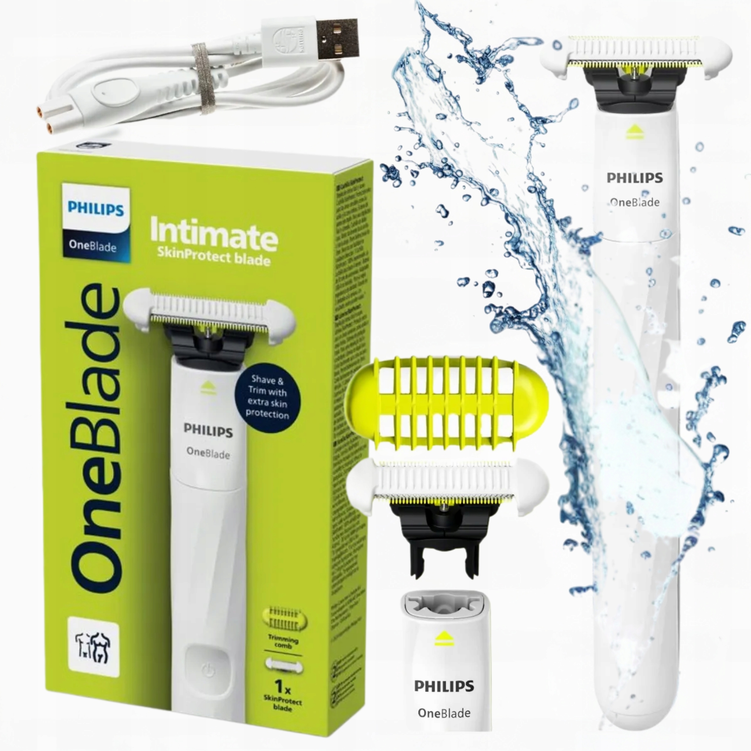 Holicí Strojek Pro Ženy Na Depilaci Těla Bikini Philips OneBlade