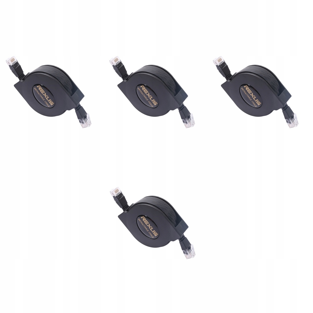 Kabel Ethernet Cat6 Chowany router 4 szt Producent bez marki