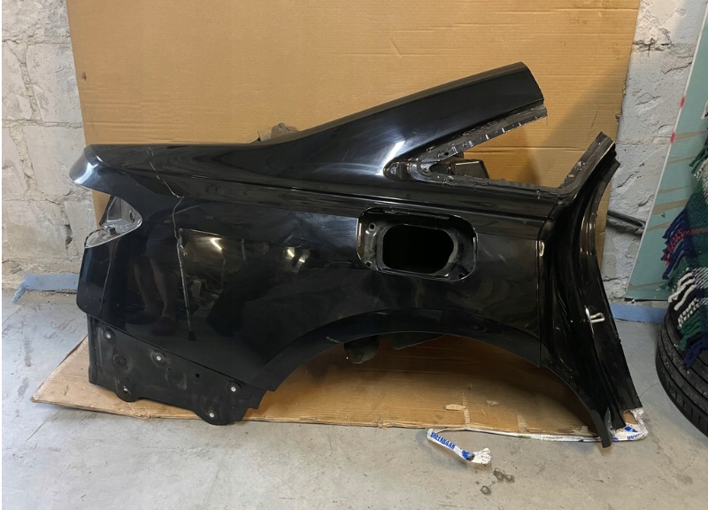 ЧЕТВЕРТЬ ПРАВЫЙ ЗАД. КРЫЛО ПОРОГ СТОЙКА AUDI A8 D5 SWB NWB