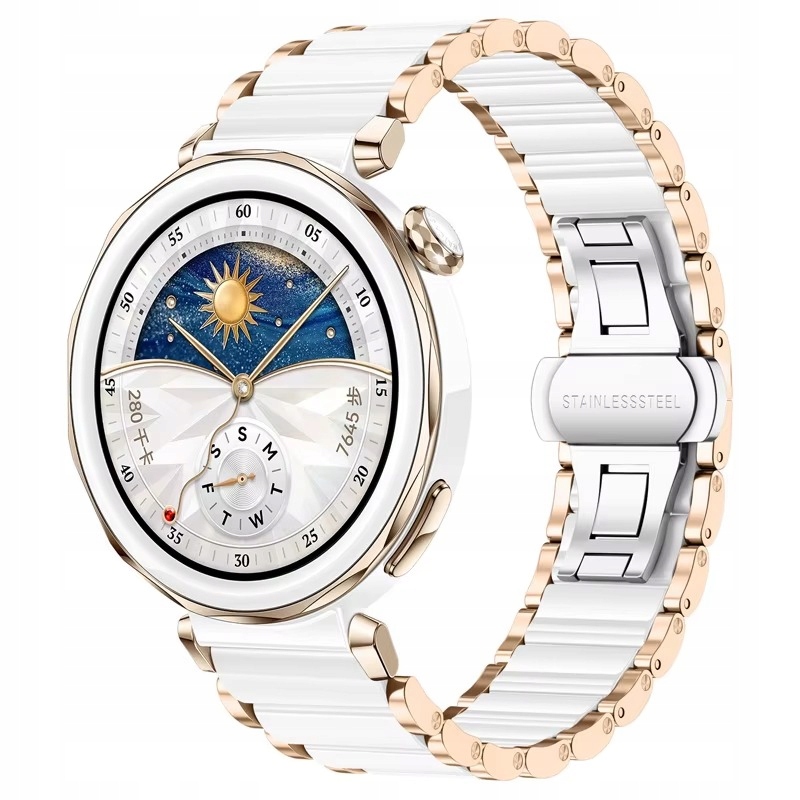 Ceramiczna Bransoleta Do Huawei Watch GT4 GT5 GT6 41MM Pro 5 42MM, 18MM