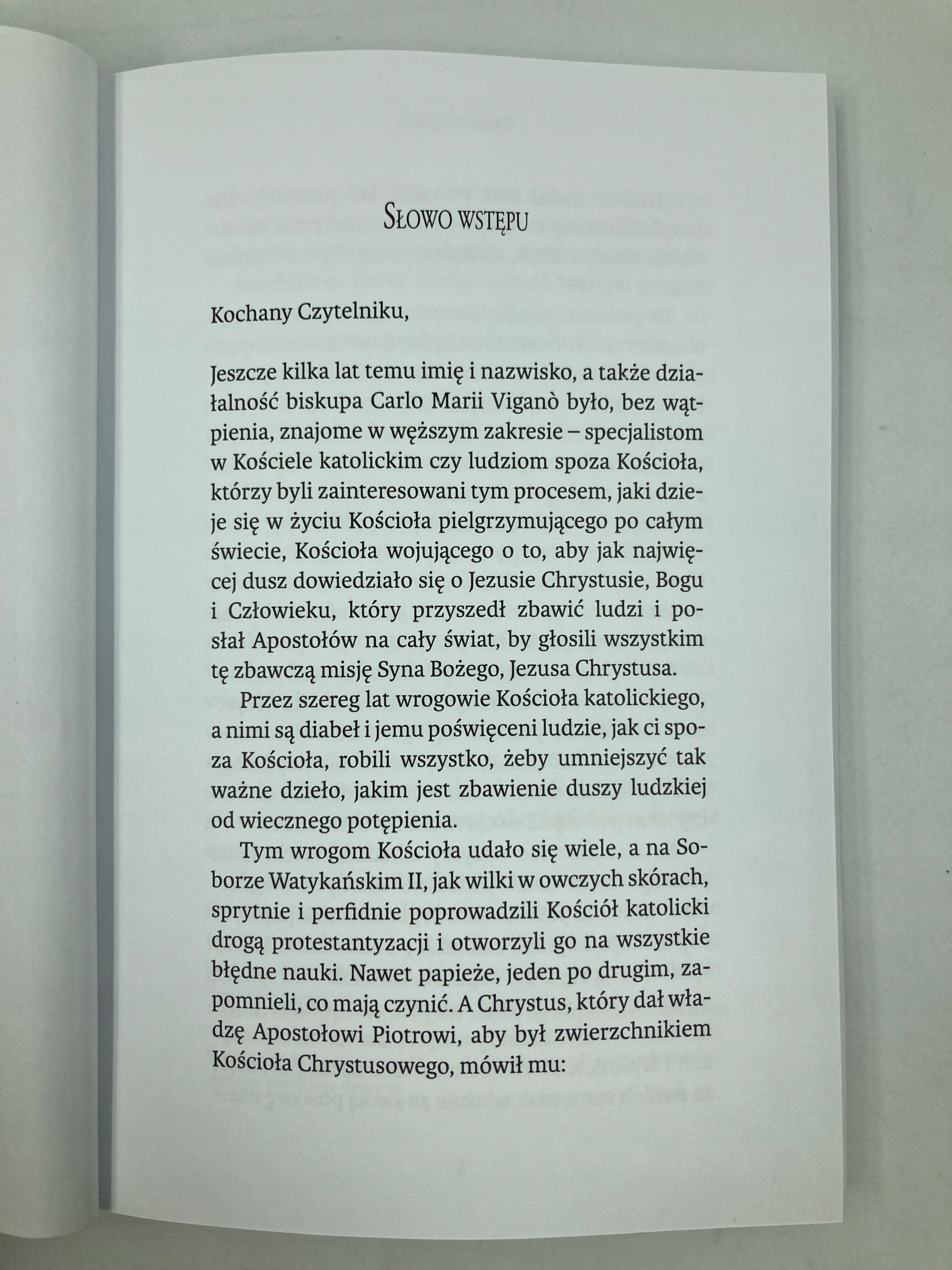 DEUM SEQUERE Abp Vigano LISTY KRYZYS W KOŚCIELE Rok wydania 2022