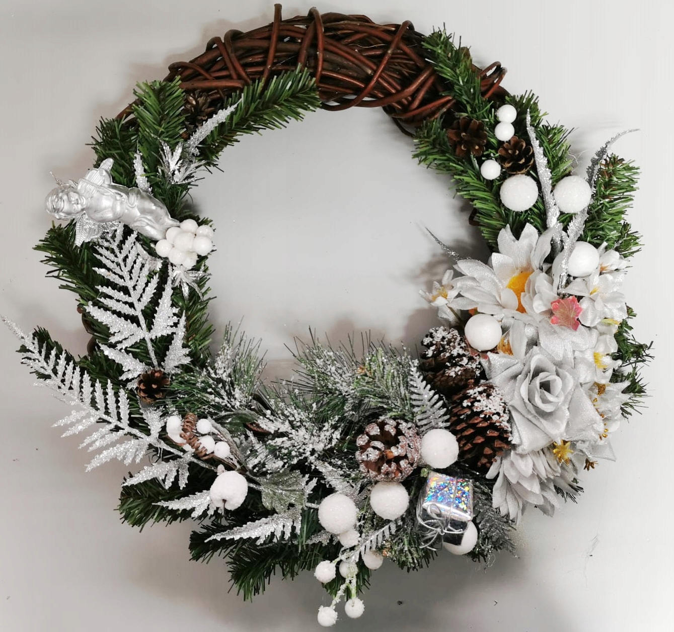 WIANEK STROIK BOŻONARODZENIOWY ŚWIĄTECZNY DRZWI 20