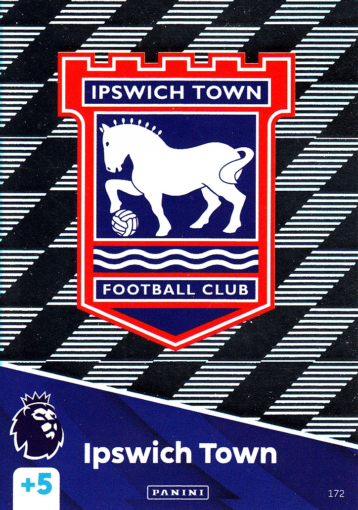Premier League 2025 Adrenalyn XL karta Club Crest Logo Ipswich Town 172