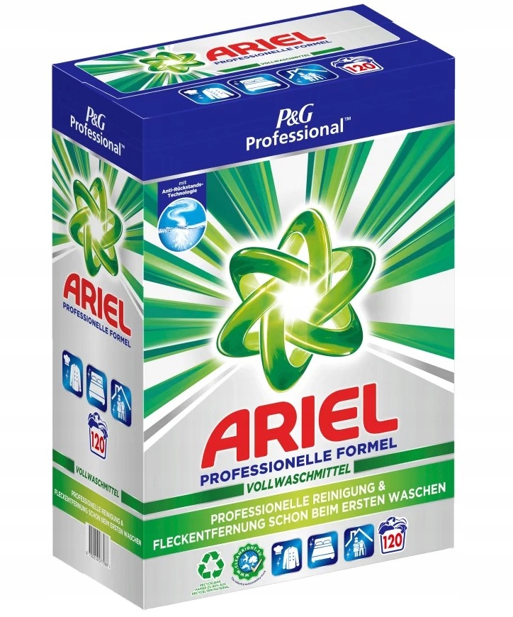Levně Ariel Prací prášek Univerzální 7,2kg