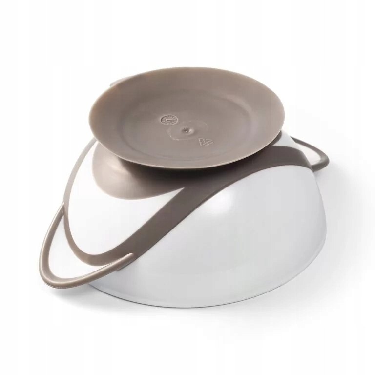 MISECZKA Z PRZYSSAWKĄ, ŁYŻECZKĄ I PRZYKRYWKĄ Materiał wykonania tworzywo sztuczne