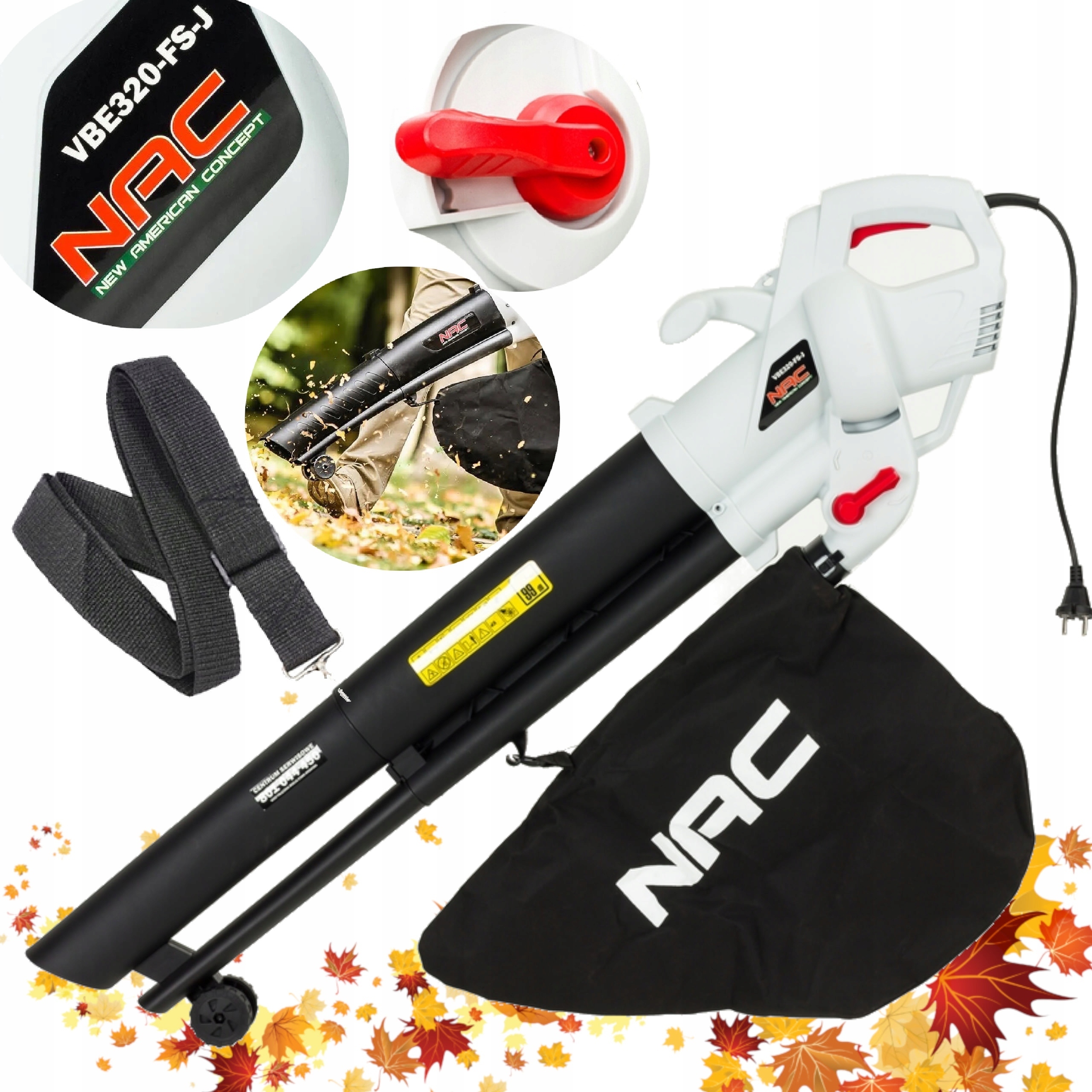 Odkurzacz elektryczny dmuchawa Nac VBE320-FS-J 3200W