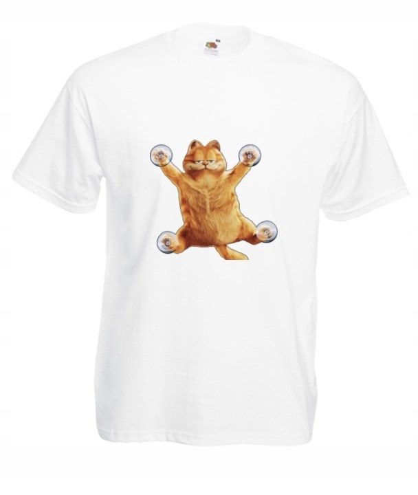 

Koszulka Męska Garfield Kot Kocur Kotek