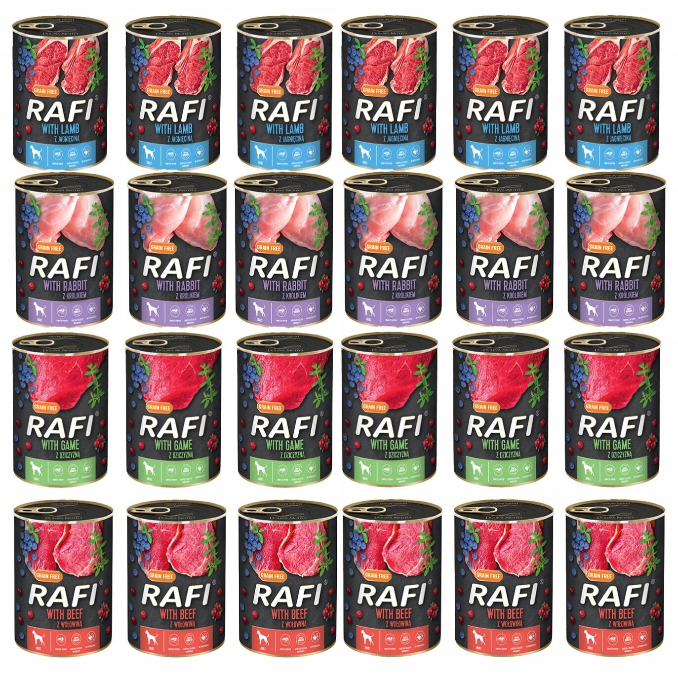 Dolina Noteci Rafi Karma dla Psa Wykwintne Smaki 24x400g