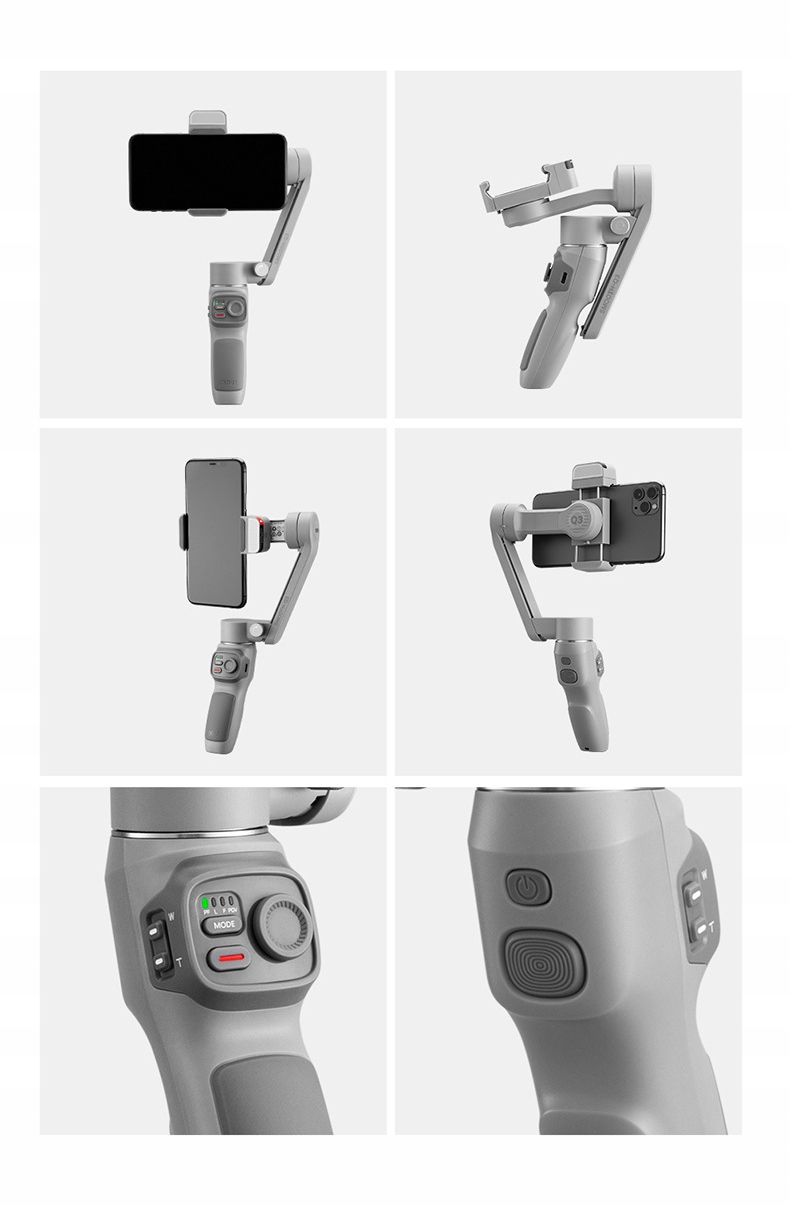 Stabilizator ręczny Zhiyun Smooth Q3 szary Rodzaj ręczny