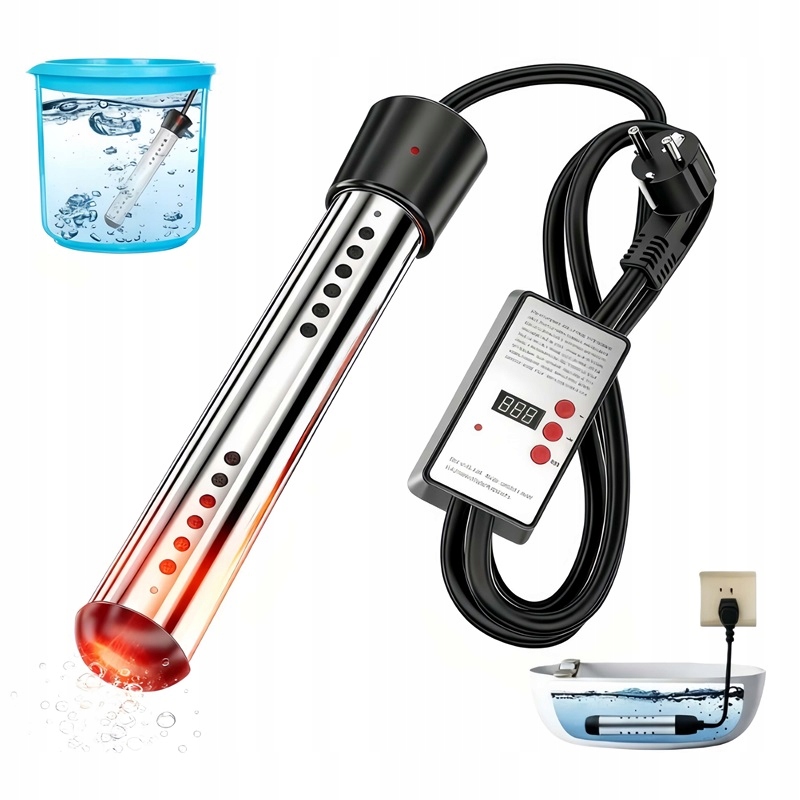 Ponorný ohřívač Do Bazénu – 3000 W, Rychlé ohřívání vody