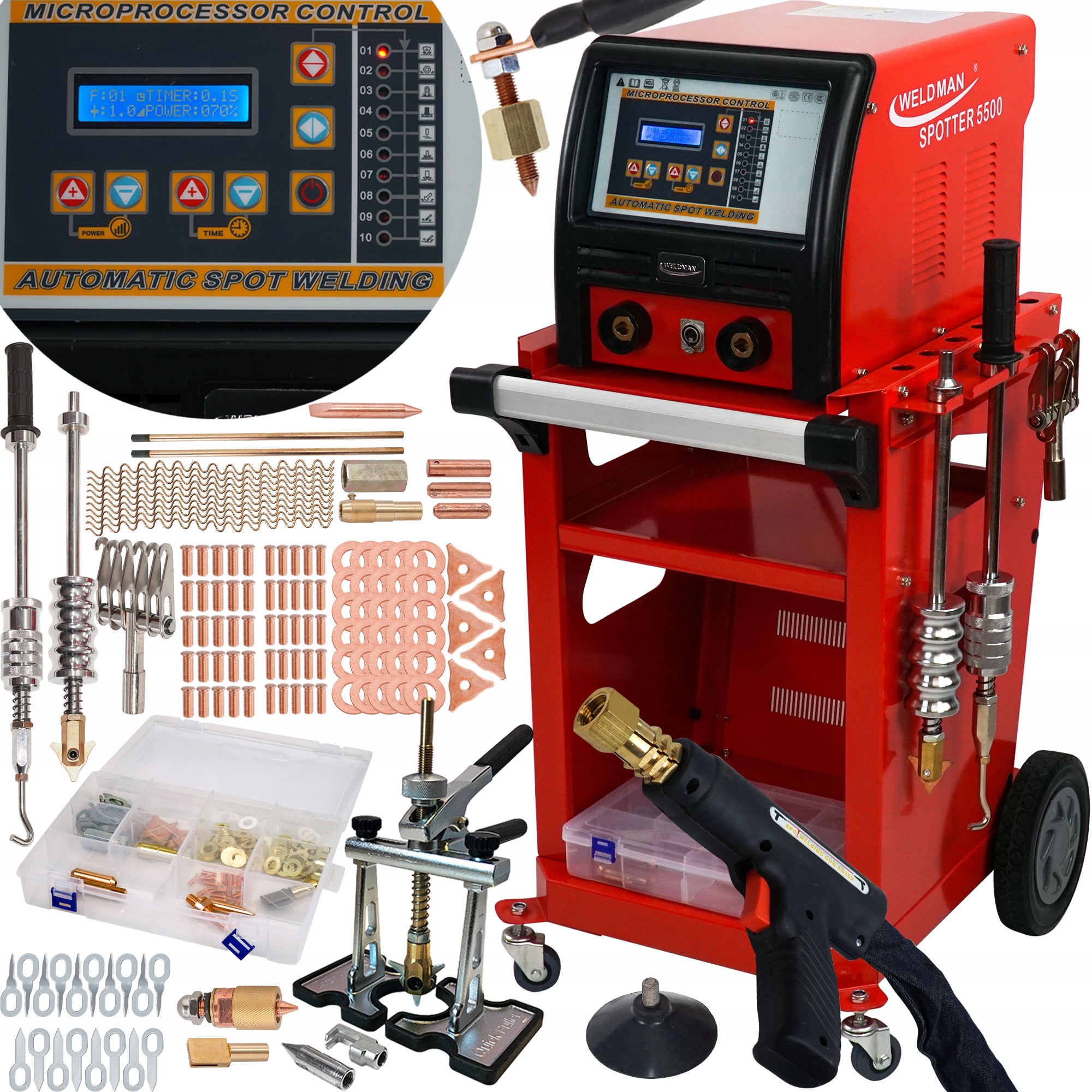 

Zgrzewarka do wgnieceń Blach Spotter 5500 Puller