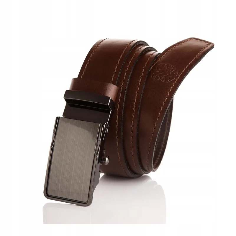 Skórzany Pasek Męski Automat Klamra Betlewski 120