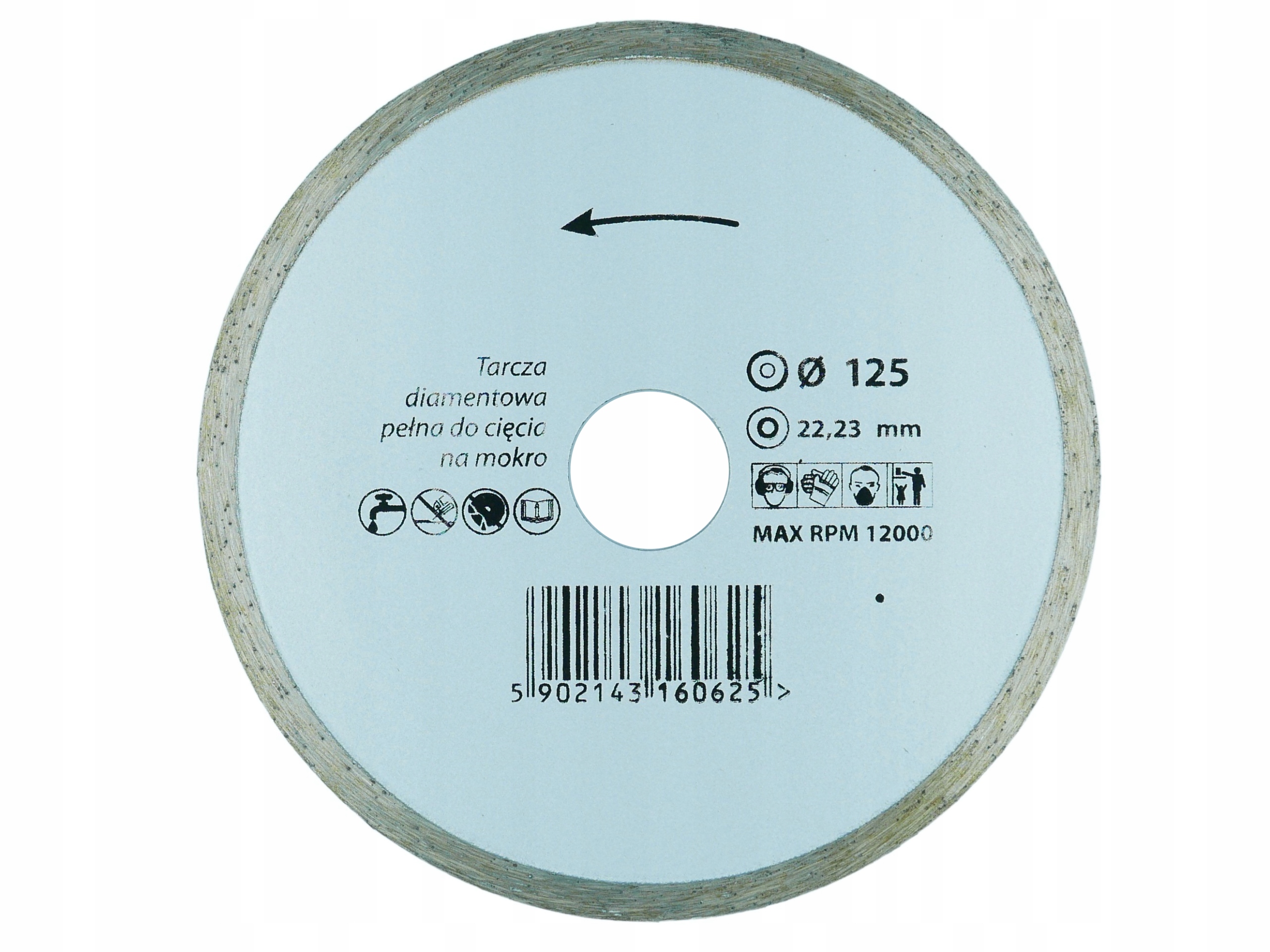 

Tarcza Diam. Na Mokro 125x22.23 mm 453160625