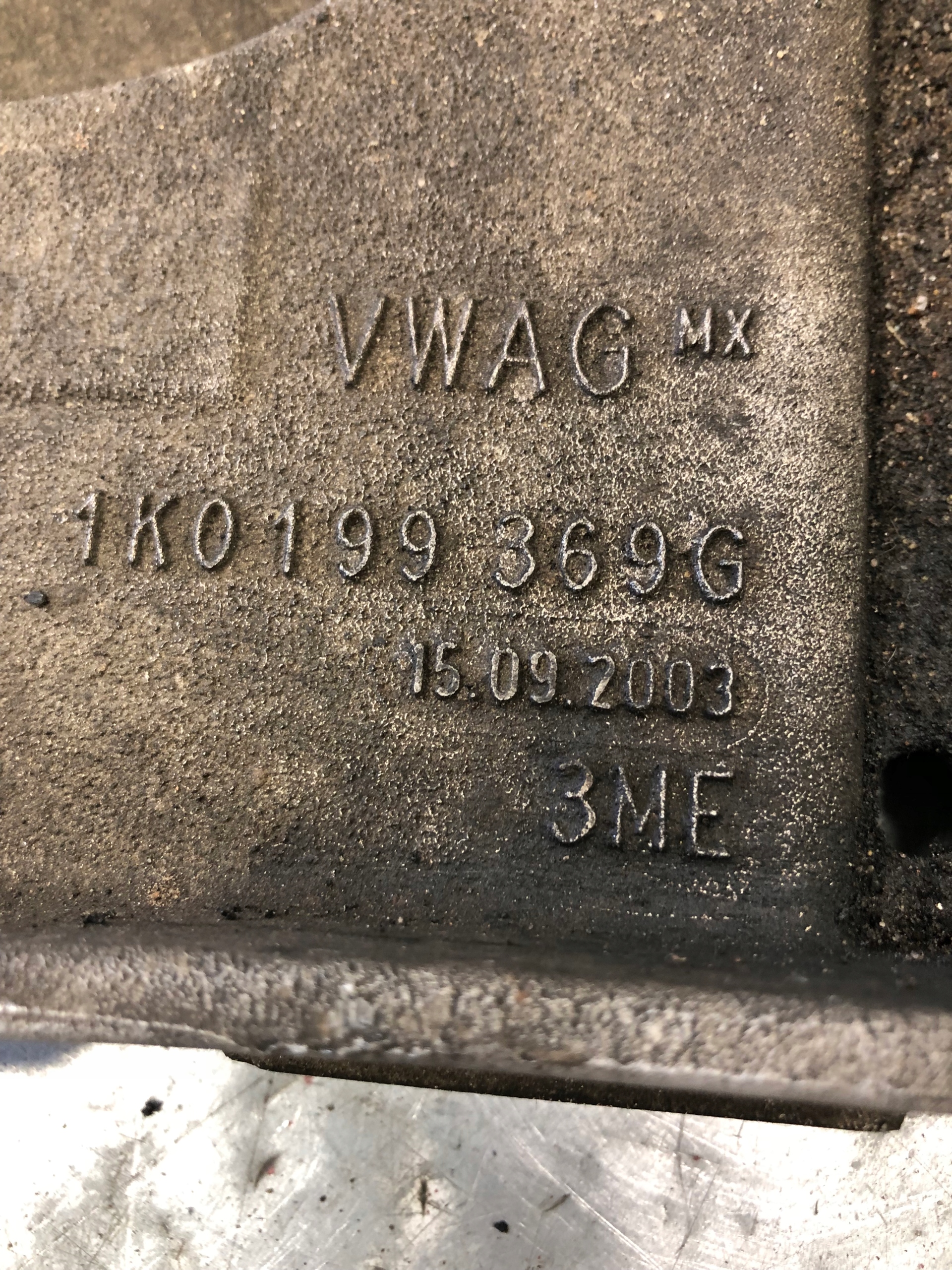 axle beam subframe front VW SKODA AUDI 1K0199369G