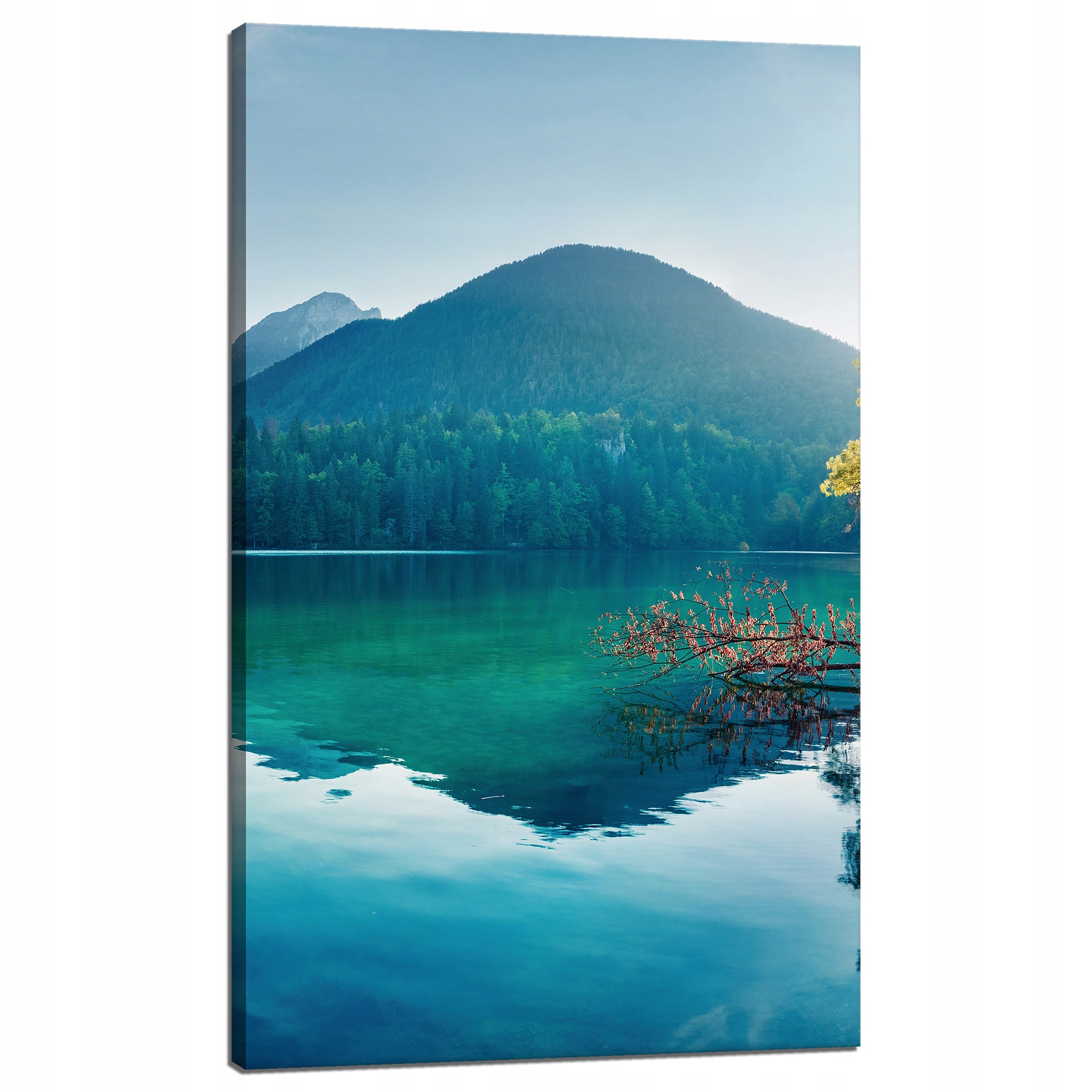 Obraz na plátně Slunce nad horami Jezero Voda Klid 60x100 cm